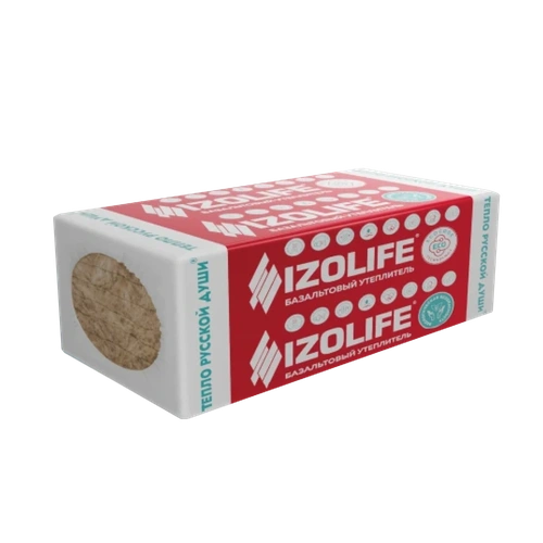 Утеплитель Изолайф IZOLIFE СТ 60  (60 кг/м3) 1200х600, 50мм 8пл./5,76м2, 0,288м3